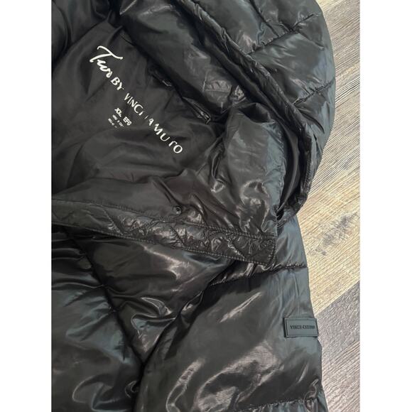 Women's Vince Camuto Black Puffer Jacket XXL - Picture 3 of 7